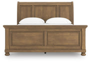 Feddinger Medium Brown California King Sleigh Bed - PCB779B16