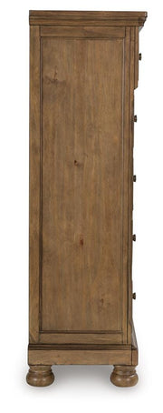 Feddinger Medium Brown Chest of Drawers - PCB779-46