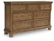 Feddinger Medium Brown Dresser - PCB779-31