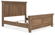 Feddinger Medium Brown King Panel Bed - PCB779B6