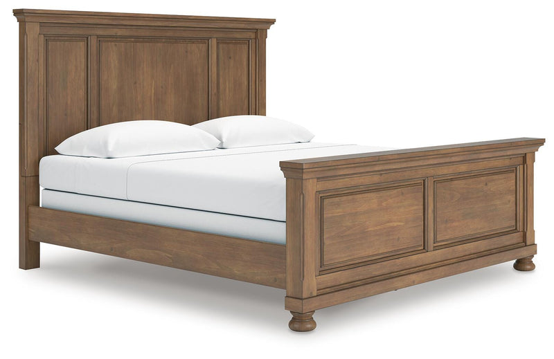 Feddinger Medium Brown King Panel Bed - PCB779B6