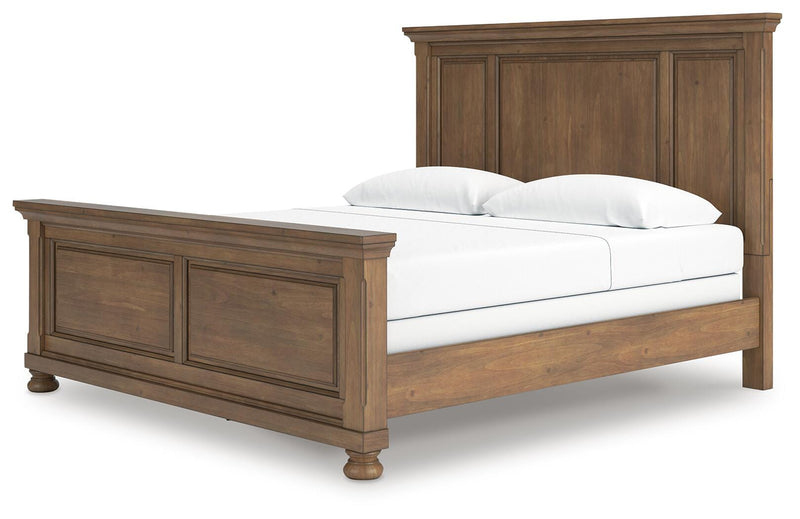 Feddinger Medium Brown King Panel Bed - PCB779B6
