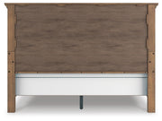 Feddinger Medium Brown King Panel Bed - PCB779B6