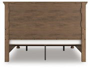 Feddinger Medium Brown King Panel Storage Bed, Dresser, Mirror, Chest and Nightstand - PCB779B17