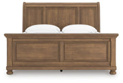 Feddinger Medium Brown King Sleigh Bed - PCB779B15