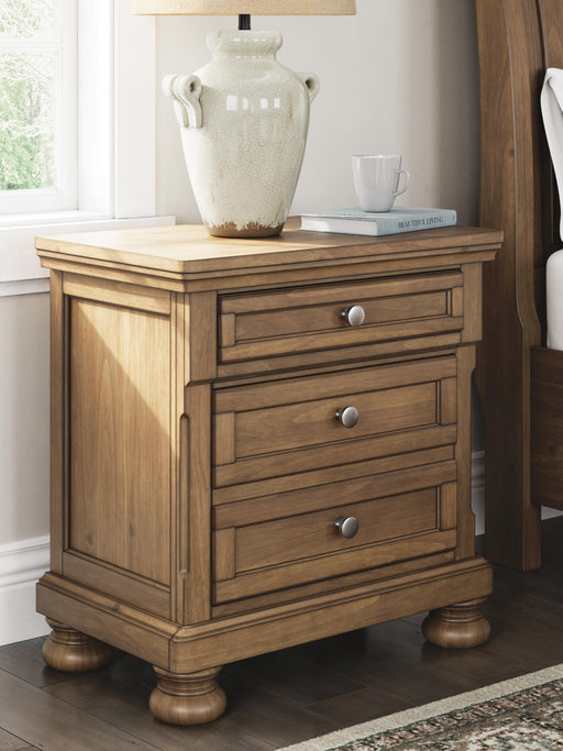 Feddinger Medium Brown Nightstand - PCB779-92