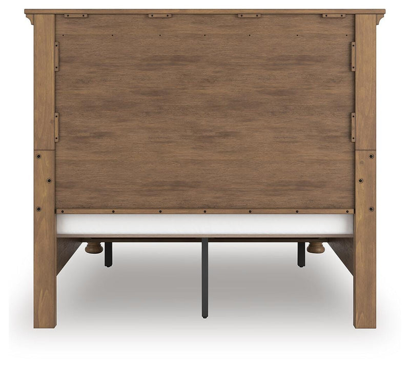 Feddinger Medium Brown Queen Panel Storage Bed - PCB779B11