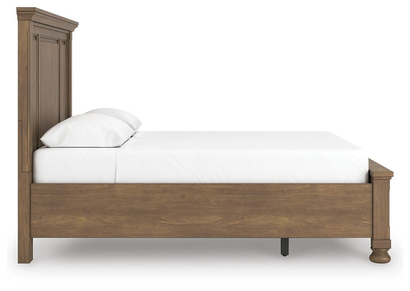 Feddinger Medium Brown Queen Panel Storage Bed - PCB779B11