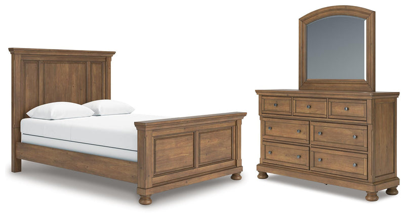 Feddinger Queen Panel Bed, Dresser and Mirror - PCB779B3