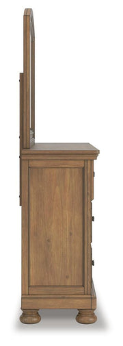 Feddinger Queen Panel Bed, Dresser and Mirror - PCB779B3