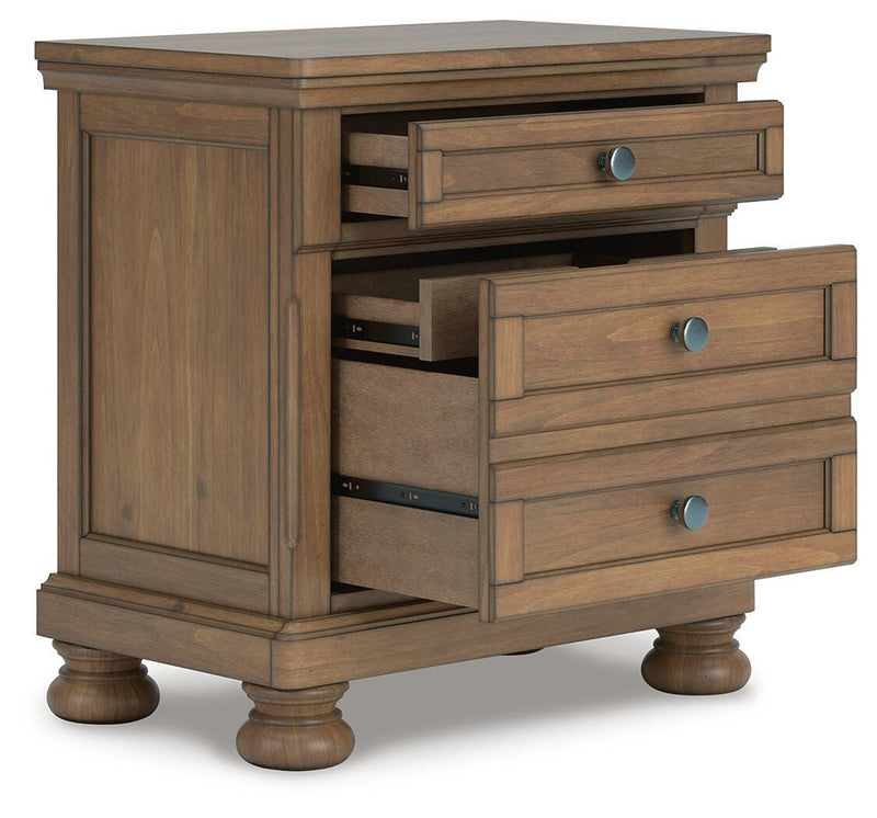 Feddinger Queen Panel Bed, Dresser, Mirror, Chest and 2 Nightstands - PCB779B19