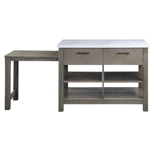 Feivel Kitchen Island W/Pull Out Table - DN00307