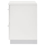 Felicity 2-drawer Nightstand White High Gloss - 203502