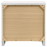 Felicity 2-drawer Nightstand White High Gloss - 203502
