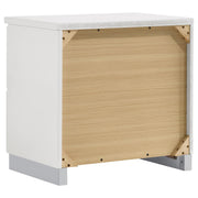 Felicity 4-piece Eastern King Bedroom Set White High Gloss - 203500KE-S4