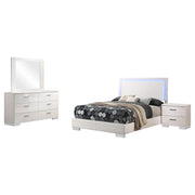 Felicity 4-piece Full Bedroom Set White High Gloss - 203500F-S4