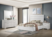 Felicity 4-piece Full Bedroom Set White High Gloss - 203511F-S4