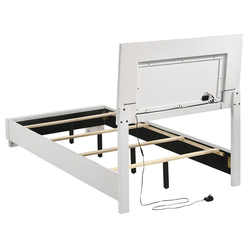 Felicity 4-piece Twin Bedroom Set White High Gloss - 203500T-S4