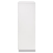 Felicity 5-drawer Bedroom Chest White High Gloss - 203505