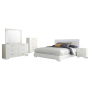 Felicity 5-piece Queen Bedroom Set White High Gloss - 203500Q-S5
