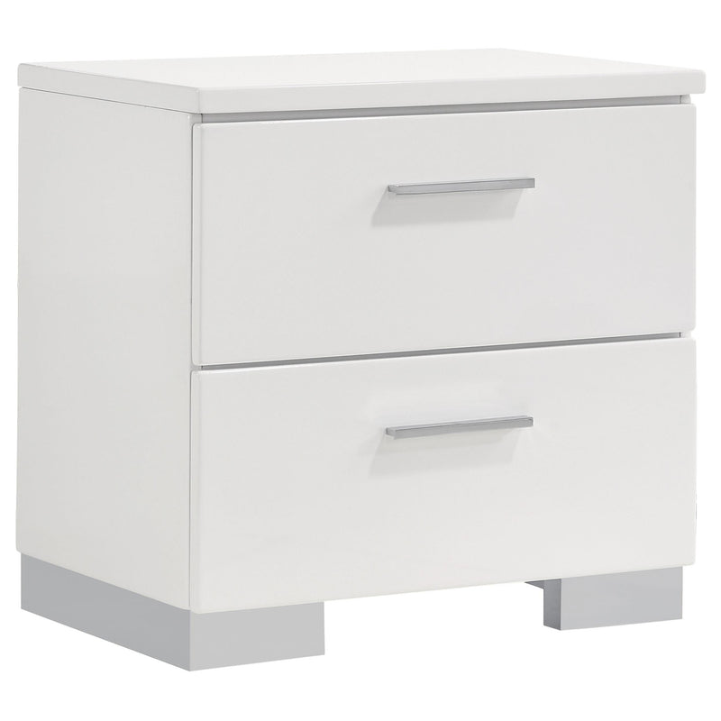 Felicity 5-piece Queen Platform Bedroom Set White - 203510Q-S5