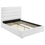 Felicity 53-inch Upholstered Full Platform Bed White - 203511F