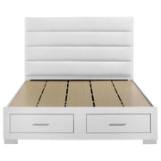 Felicity Queen Storage Bed White High Gloss - 203510Q
