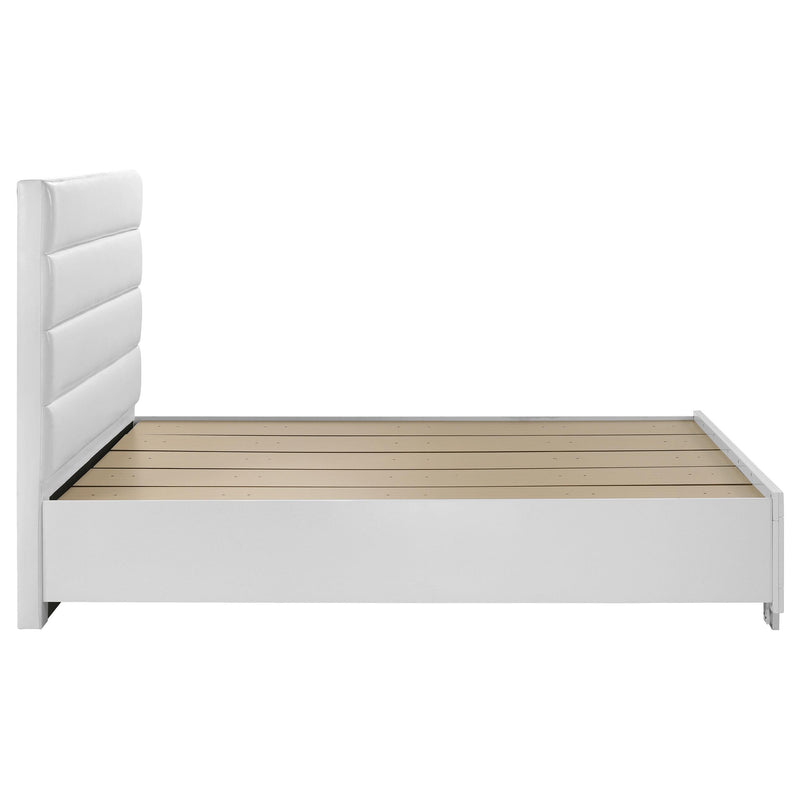 Felicity Queen Storage Bed White High Gloss - 203510Q