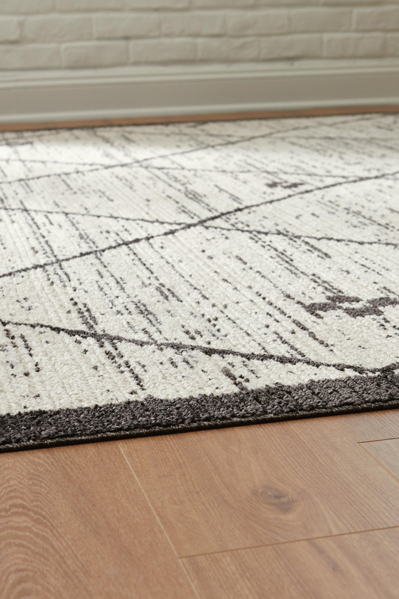 Fenriston Cream/Black Medium Rug - R408302