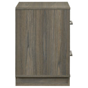 Fenwick 2-drawer Nightstand Bedside Table Grey Oak - 224982