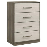 Fenwick 4-drawer Chest of Drawers Grey Oak - 224985