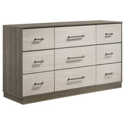 Fenwick 4-piece Eastern King Bedroom Set Grey Oak - 224981KE-S4