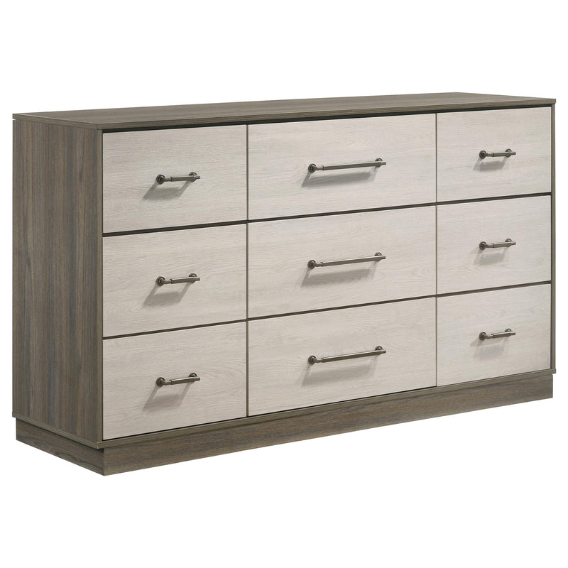 Fenwick 4-piece Eastern King Bedroom Set Grey Oak - 224981KE-S4