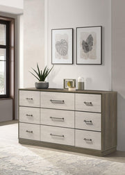 Fenwick 9-drawer Dresser Grey Oak - 224983