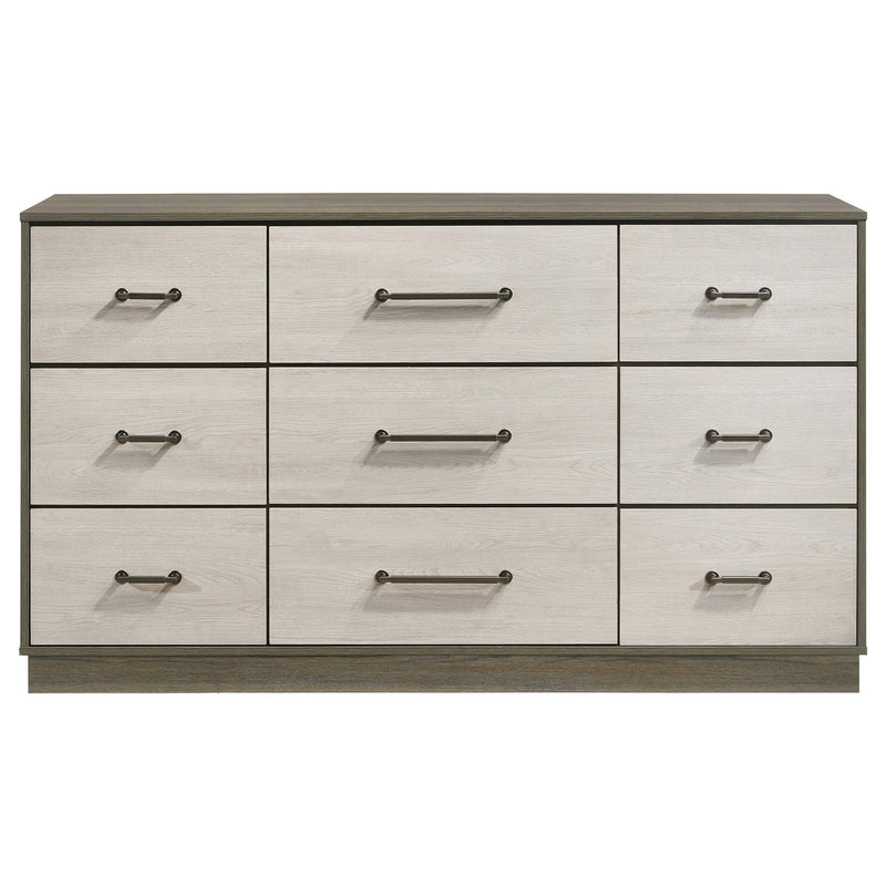 Fenwick 9-drawer Dresser Grey Oak - 224983