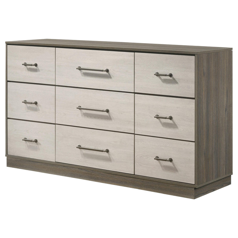 Fenwick 9-drawer Dresser Grey Oak - 224983