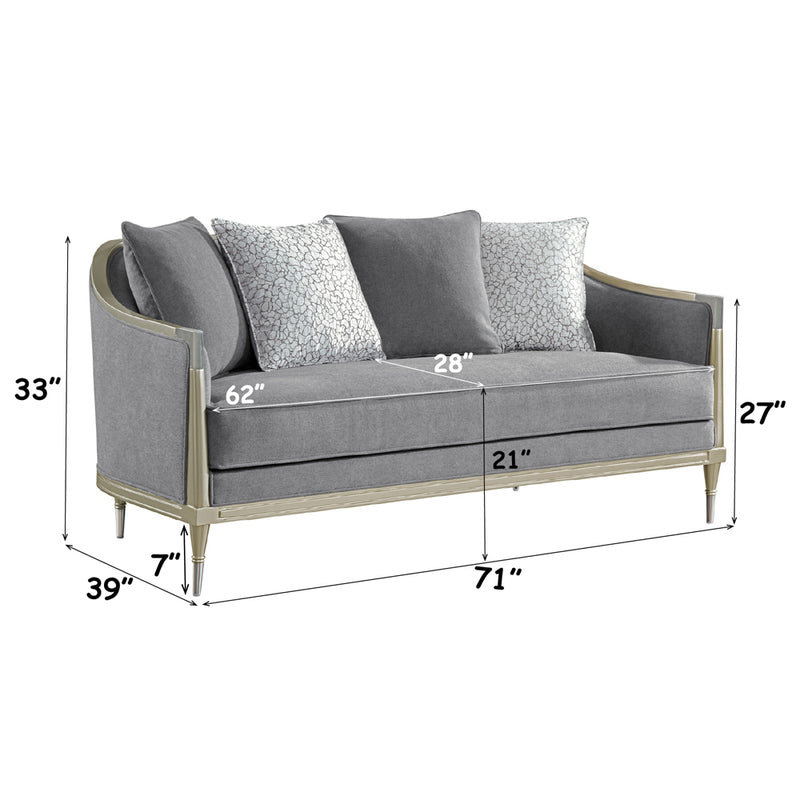 Fernando Loveseat w/4 Pillows - LV04821