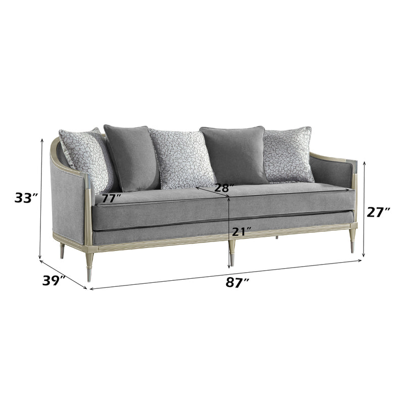 Fernando Sofa w/5 Pillows - LV04820