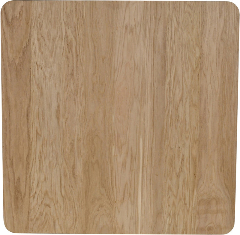 Ferrara Marble Base And Oak Wood Top Coffee Table in Beige - 99009Beige-CT