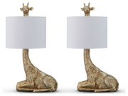 Ferrison 2-Piece Table Lamp Set in Gold Finish - PKG019352