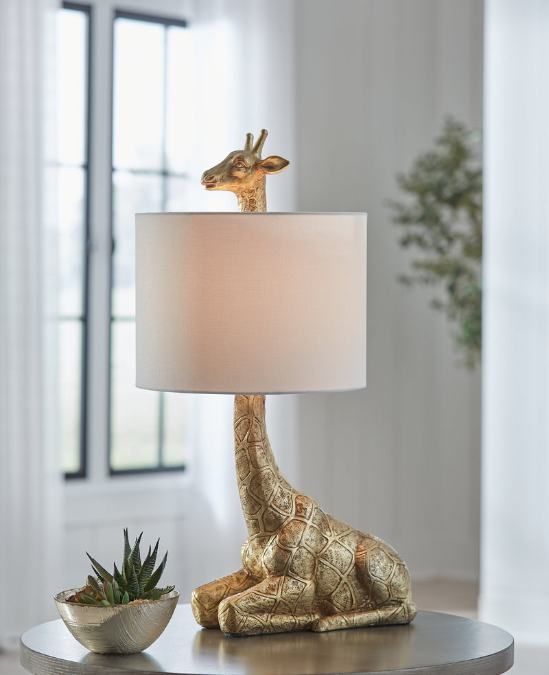Ferrison 2-Piece Table Lamp Set in Gold Finish - PKG019352