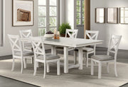 Ferrone Rustic White Oak Dining Table - FM3429WH-T