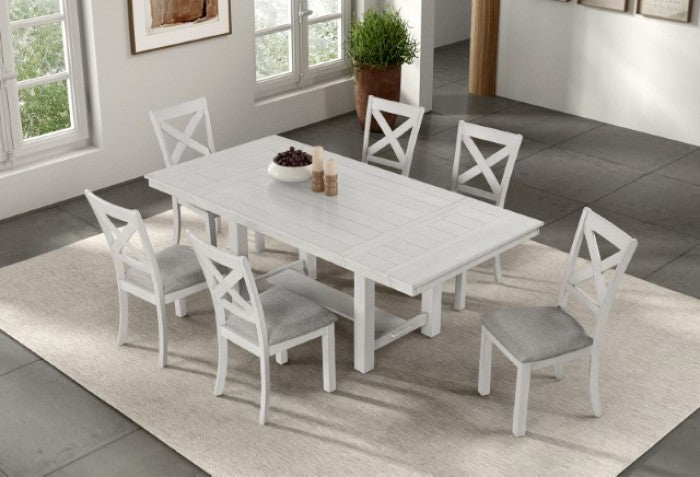 Ferrone Rustic White Oak Dining Table - FM3429WH-T