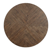 Fideo Brown/Gray Round Dining Set - Gate FurnitureDining Room Set