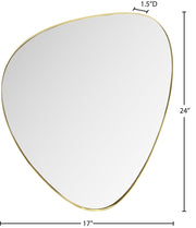 Finch Iron Frame Mirror in Gold - 419Gold-24M