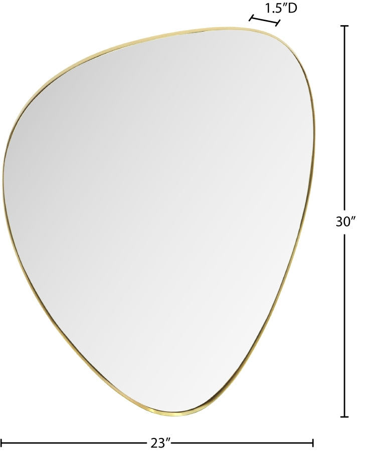 Finch Iron Frame Mirror in Gold - 419Gold-30M