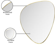 Finch Iron Frame Mirror in Gold - 419Gold-30M