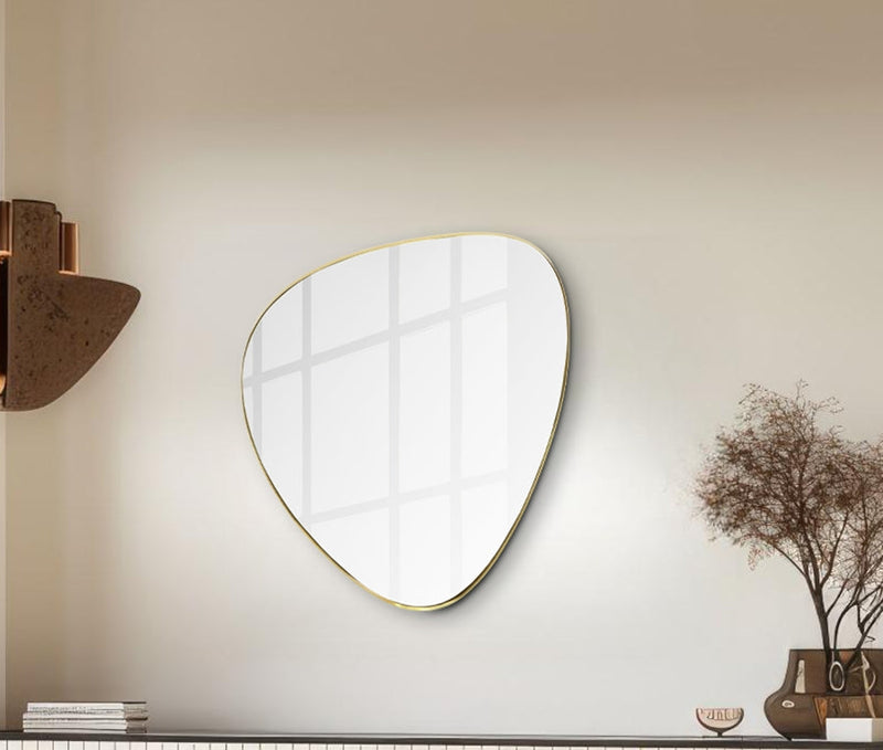 Finch Iron Frame Mirror in Gold - 419Gold-36M
