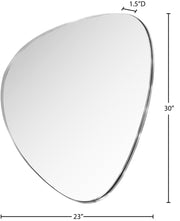 Finch Iron Frame Mirror in Silver - 419Silver-30M