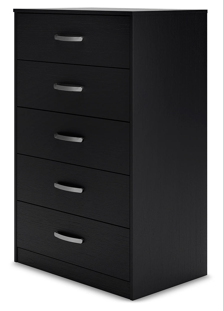 Finch Black Platform Bedroom Set from Ashley - Luna Furniture